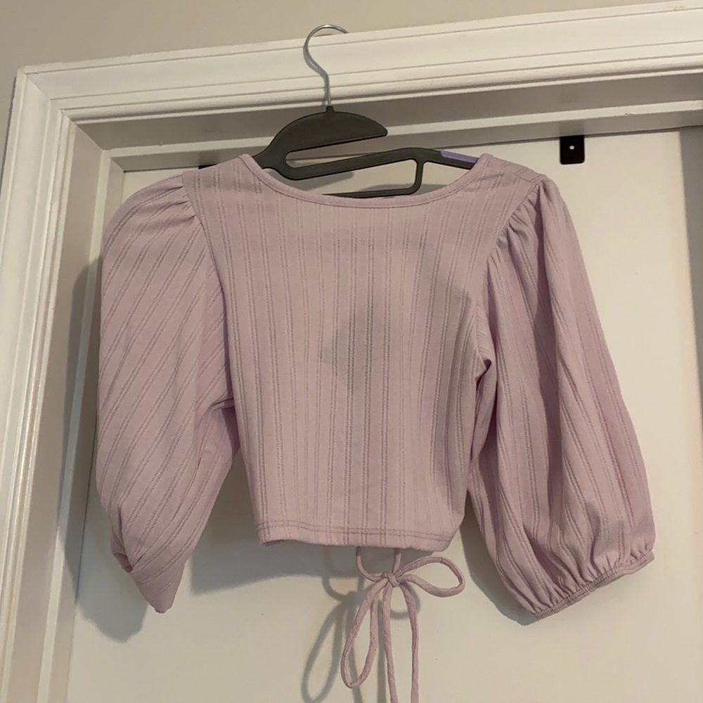 Lavender NWT Crop Top